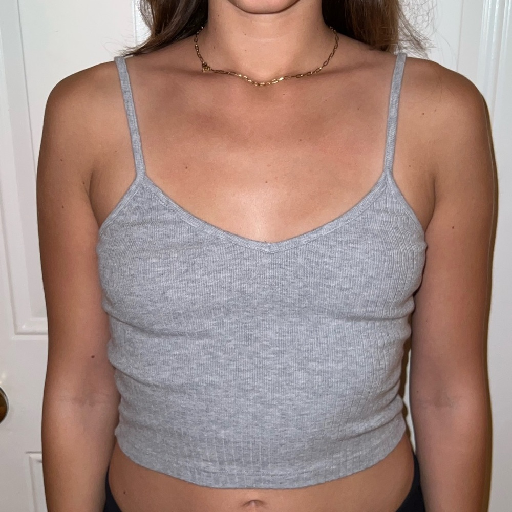 Gray brandy Melville tank